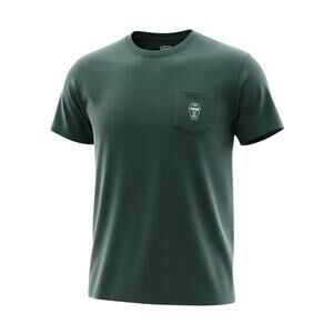 VANS Off the Wall Mens Short Sleeved Tshirt - Green Size XX